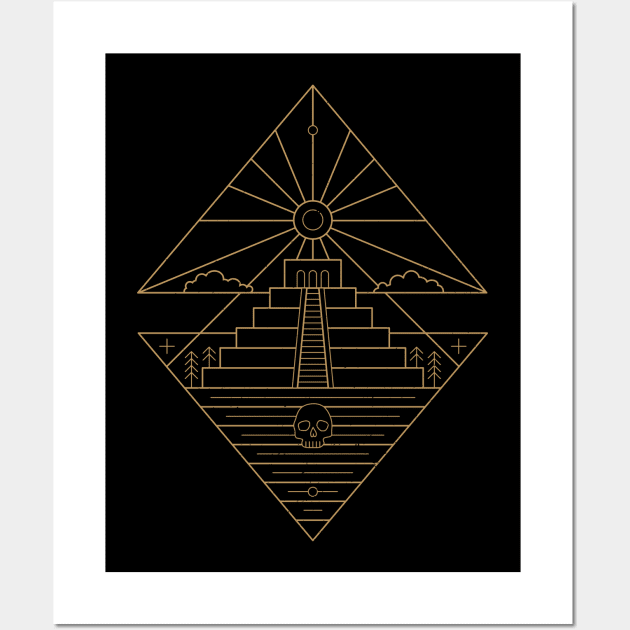 The Sun Temple Wall Art by heavyhand